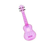 Peso Ligero Y Portátil Moldeados Una Pieza Del Material De La PC Ukelele Altavoz Agudos 21 Pulgadas Ukelele Adultos
