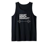 Peso Muerto del Banco de Sentadillas de Identidad de Levantamiento de Pesas Camiseta sin Mangas