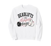 Peso Muerto y Bolsas de pañales Funny Gym Mom Sudadera