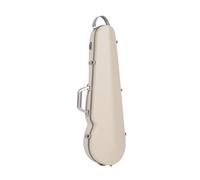 Peso Neto De La Caja Del Violín 1,7 Kg Antirayaduras Y Resistente Al Desgaste 3/4 4/4 Disponible Con Cerradura De Combinación Borde Gris Estuche para violín(Beige)