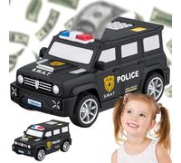 Pesoncarl Kids Money Bank 5 x 9 x 4 Car Electro Banco Banco Car MINERO con CÓDIGOS DE HORCES Y MÚSICA Automatic Piggy Cool Toys Gifts para niños, sin batería, Juguetes