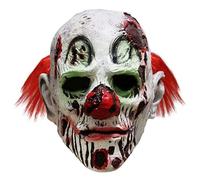 Pesoncarl Máscara de Halloween, cara de terror aterradora máscara de payaso malvado cara completa para adultos, halloween, truco o trato, carnaval, fiesta de disfraces, máscaras para adultos