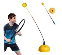 Pesoncarl Tennis Trainer for Kids, Solo Self Tennis Practice Device 27" Training Equipment Training Aid Practice Drills Correct Body Posture for Kids Beginners