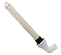 Pesoncarl Tubo de Drenaje de desbordamiento de Livewell, 17.7 Pulgadas 90 Grados El Tubo de Drenaje de Bienes de Agua Vivo para los Cascos 1-1/2 a través de los Cascos