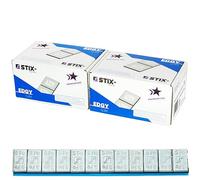 Pesos Adhesivos Stix Edgy Slim de Zinc para Llantas de Aleación 60g 200 Uds | Perfil bajo de 3.5 mm, ideal para el equilibrado de ruedas, tiras de 12 segmentos de 5 g, fijación fiable de alta resistencia