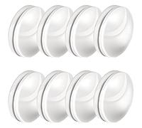 Pesos de Cortina Magnéticos Pesos Colgante de Cortina de Ventana Magnética Imanes de Mantel para Cortina de Ducha Dejar de Soplar (Blanco, 8 Sets)