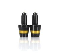 Pesos Finales De Barra De Motocicleta Adecuados para ER-6f ER6F ZX-10R ZX10R ZX-6R 636 Extremos Manillar Motocicleta(1 Pairs Gold-B)