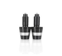 Pesos Finales De Barra De Motocicleta Adecuados para ER-6f ER6F ZX-10R ZX10R ZX-6R 636 Extremos Manillar Motocicleta(1 Pairs Silver-B)