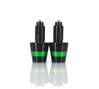 Pesos Finales De Barra De Motocicleta Adecuados para ER-6f ER6F ZX-10R ZX10R ZX-6R 636 Extremos Manillar Motocicleta(1 Pairs Green-B)
