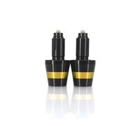 Pesos Finales De Barra De Motocicleta Adecuados para GS 500/500E GS500 GS500E GSR 600/750 GSR600 GSR750 Extremos Manillar Motocicleta(1 Pairs Gold-B)