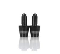 Pesos Finales De Barra De Motocicleta Adecuados para Shiver 900 750 SL750 GT ABS RSV 1000 R RSV1000R Extremos Manillar Motocicleta(1 Pairs Gray-B)