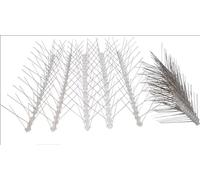 Pest Control Worldwide Disuasorio de gaviotas, espigas repelentes de gaviotas, disuasorio eficaz para gaviotas, cuervos y plagas voladoras, 5 metros (5 m x 8 paquetes)