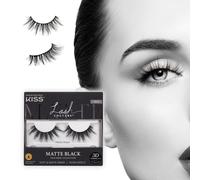 Pesta as postizas KISS Lash Couture 3D Matte 'Matte Sheer' 16 mm Incluye 1 par de pesta as Aptas para lentillas F ciles de aplicar Reutilizables