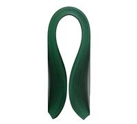 Pestal - Tiras de papel de filigrana de tono verde oscuro de 3 mm, 5 mm, 10 mm, tiras de papel verde bosque para manualidades, tiras de filigrana de papel de origami de un solo color 10 mm