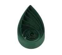 Pestal - Tiras de papel para filigranas de color verde de 10 mm para manualidades, tiras de papel de origami de un solo color de 0.4 pulgadas, 120 tiras de filigrana de papel de 21 pulgadas de