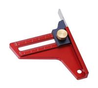 Pestaña de sierra de mesa - Instrumento de control duradero en aluminio mecanizado, con indicador de profundidad de negocio de imán de | Práctica herramienta ajustable para carpinteros, planes