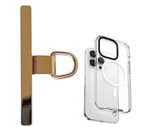 Pestaña De Sujeción para Teléfono: Pieza De Conexión De Seguridad con Cordón para Teléfonos Inteligentes, Almohadilla De Sujeción | Anclaje De Metal Duradero para Teléfono, Cordones, Accesor