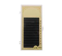 Pestañas Artificiales Negras de Injerto, 1 Caja, Pelo Sintético | Ligeras y Largas, para Maquillaje de Fiesta y Sesión Fotográfica, Acabado Cómodo
