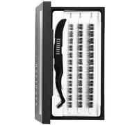 Pestañas autoadhesivas Nanolash - pre glued pestañas, pre-pegadas pestañas en racimos, DIY pestañas postizas pre glued, pestañas postizas self adhesive kit de extensión (HEARTBREAKER)