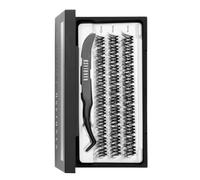 Pestañas autoadhesivas Nanolash - pre glued pestañas, pre-pegadas pestañas en racimos, DIY pestañas postizas pre glued, pestañas postizas self adhesive kit de extensión (SHORT, ALLURE)
