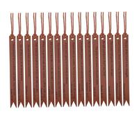 Pestañas bíblicas de cuero 16pcs, pestañas bíblicas de lujo para mujeres y hombres, fáciles de leer y aplicar, etiquetas para una fácil navegación, marrón, banderas de cinta