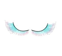 Pestañas de colores | Pestañas de colores artificiales - Maquillaje de ojos para bodas, eventos de orgullo, Halloween, principiantes, maquillaje de etapa