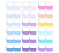 Pestañas de índice Adhesivas,360 pcs Notas Marcadores Índices,Pestañas Adhesivas de Colores para Notas,Libros,Clasificación de Archivos,Escuela,Oficina