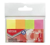 Pestañas de índice de archivado Productos de oficina Papel 20x50 Mm 4x50 Pestañas Bolsa de polietileno Neón Colores Surtidos/Papel y Etiquetas/Tipo Estándar/Kind-On El