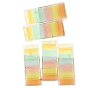 Pestañas de página de empuje, clips de marcador de índice de extracción, juego divisor de cuaderno escolar con diseño de codificación de colores, de marcado de páginas resistente, pestañas