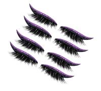 Pestañas de Tira | 4 Pares Tiras Adhesivas Pegatinas Para Ojos,Pegatinas Delineador Adhesivo Impermeable Maquillaje Para Fiestas Citas Fotografía Diaria