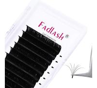 Pestañas de Volumen Fácil Ventilador 0.07 C Rizo 15mm*12 Fila 2D 3D 5D 10D 20D Pestañas Falsas de Seda para Salón Profesional Easy Fan Volume Lashes(0.07-c-15)