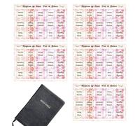 Pestañas florales de la , pestañas florales de lectura de la , tarjetas impermeables, marcapáginas inspiradoras para mujeres, lectores, diario de novela, libro de texto, papelería para la