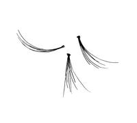 Pestañas individuales permanentes ARTDECO, pestañas artificiales, pestañas individuales para un uso prolongado, 48 unidades