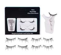 Pestañas Magnéticas Aspecto Natural,Kit de Pestañas Magnéticas - 2 pares de pestañas postizas magnéticas, no necesita pegamento ni delineador de ojos - Maquillaje de ojos, tiras de pestañas de