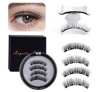 PestañAs MagnéTicas Con Aplicador, PestañAs Postizas Magneticas Naturales, No Requiere Pegamento Ni Removedor, Reutilizable PestañAs Postizas Magneticas FáCiles De Poner