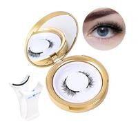 Pestañas magnéticas de aspecto natural, pestañas postizas sin pegamento,Herramienta de maquillaje rizador de pestañas reutilizable | Aspecto natural, no necesita pegamento, accesorio de belleza magnét