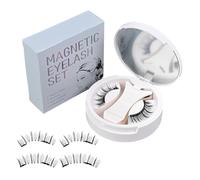 Pestañas magnéticas, extensiones de racimos con aplicador, pestañas magnéticas, para viajes, negocios, viajes, hogar, mujeres, niñas, principiantes, volumen de belleza, esposa, amiga, hermana, hija