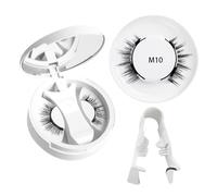 Pestañas magnéticas reutilizables, juego de pestañas magnéticas - Pestañas postizas reutilizables naturales, juego de pestañas postizas portátiles con pestañas magnéticas para mujeres, novia, madre