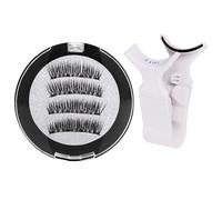 Pestañas magnéticas sándwich sin delineador de ojos, kit de pestañas magnéticas manga natural reutilizable, pestañas adhesivas reutilizables impermeables, no necesita pegamento ni delineador de ojos,