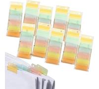 Pestañas para cuadernos | Marcadores De Índice De Pinzas Para Notas - Marcadores Reutilizables | Estudiantes, profesores, oficina, casa, cuaderno, documento, periódico, manual escolar
