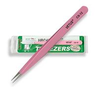 Pestañas Pinzas Extensiones de Pestañas Pinzas Vetus CS-11 Recto Rosa