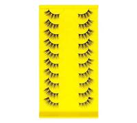 Pestañas Postizas 10 Pares 3D Ojo De Gato Medias para Mujeres, Suave Banda Invisible, Naturales Reutilizables para Diario y Fiestas. (MGL03)