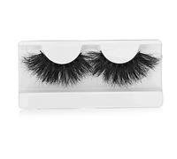 Pestañas postizas de 25mm de espesor, rizadas, reutilizables, suaves, largas, para mujer, disfraz de Cosplay, maquillaje para fiesta y escenario, 1 par (609a-8s)