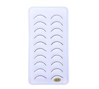 Pestañas Postizas de Color Claro Fibra Sintética para Escenario 10 Pares | Ligero y Flexible, para Sesión Fotográfica y Boda, Acabado que Realza la Mirada