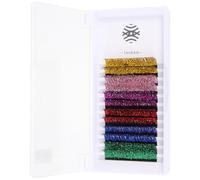 Pestañas Postizas de Colores Brillantes de Fibra 6 Pares