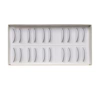 Pestañas Postizas de Práctica para Extensiones 10 Pares | Fibra Sintética, Curvatura Ajustable, Aspecto Natural Largo, para Estudiantes y Principiantes en Salones