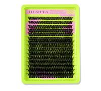Pestañas Postizas en Caja 15R-60D-MIX, Pelo a Pelo para Extensiones, Kit de Pestañas Cluster Lashes, Postizas Naturales para Maquillaje en Casa y Look Profesional