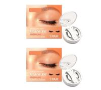 Pestañas postizas magnéticas, set de pestañas postizas suaves, sin pegamento, con imanes potentes incorporados, fáciles de poner y quitar, reutilizables, crean un look de maquillaje natural