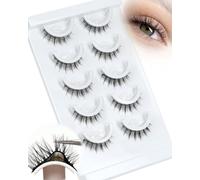 PestañAs Postizas Manga Self Adhesive Eyelashes Natural Look Pre Glued Eyelashes Reutilizable Extensiones De PestañAs C Curl Glueless Lashes Soft And Comfortable DIY at Home by Obeyalash (812)