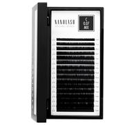 Pestañas postizas para extensión Nanolash - extensiones de pestañas de volumen, pestañas para extensión profesional (0.07 C, MIX 6-13mm)